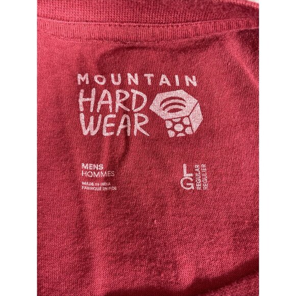 Duluth Trading Co Mountain Hardwear Shirt Mens Size Large Red Long Sleeve - Picture 9 of 15